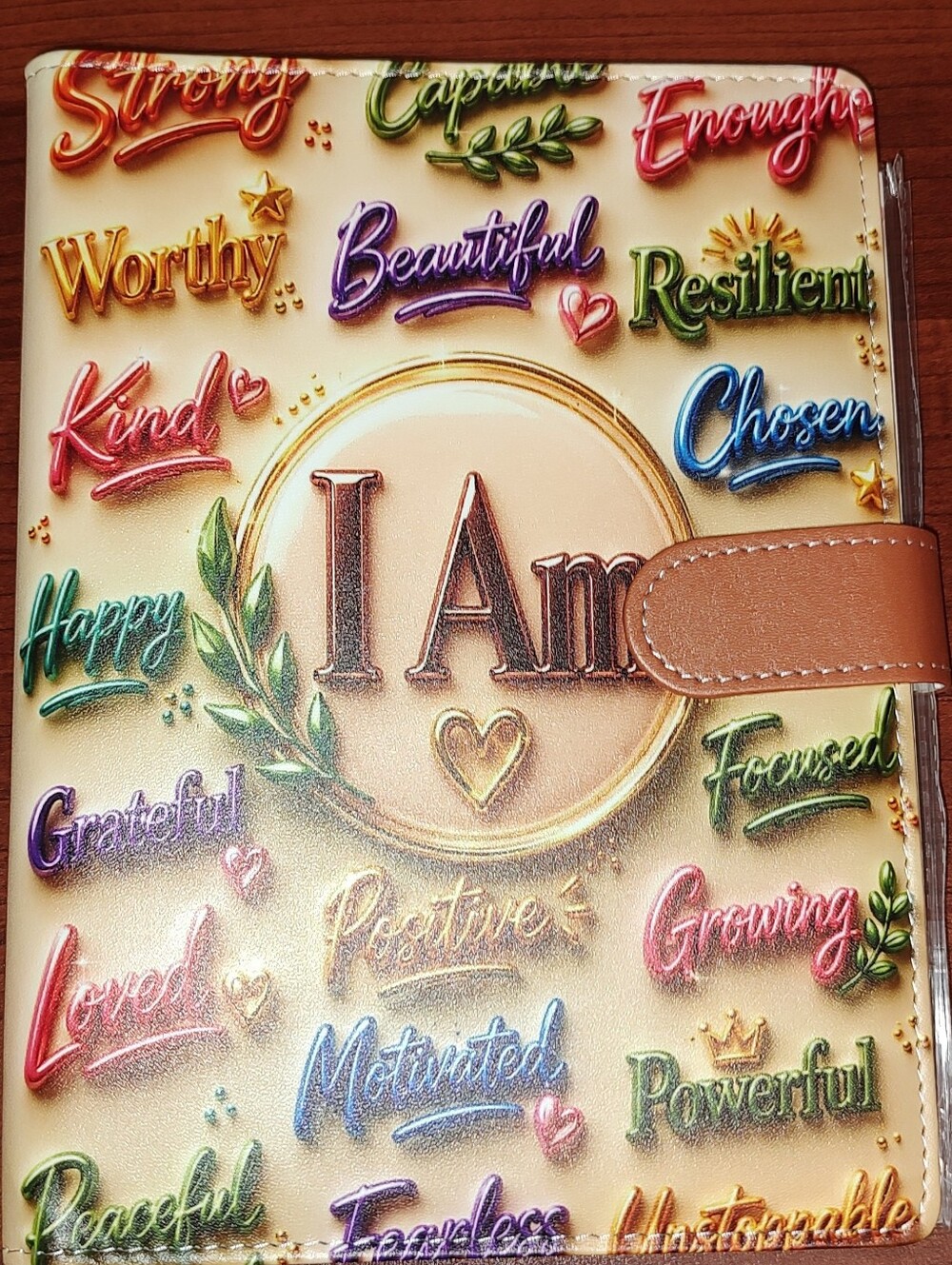 New! A5 I Am.. Binder Notebook With Paper, Divider Set